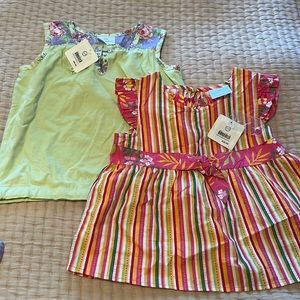 NWT vintage Hanna Andersson 2 tops size 110 (girls 5)